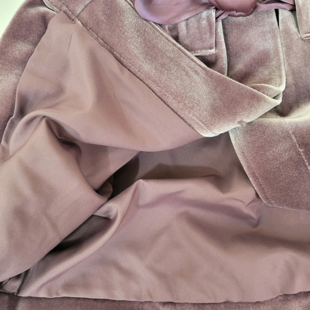 Loft Mauve Velvet  Utility Jacket with Drawstring Waist - Picture 6 of 6
